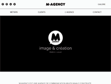 Tablet Screenshot of m-agency.fr